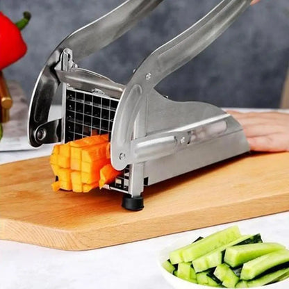 Manual Cutter Stainless Steel French Fries Slicer Potato Chips Maker Meat Chopper Dicer Cutting Machine Cooking Tool For Kitchen