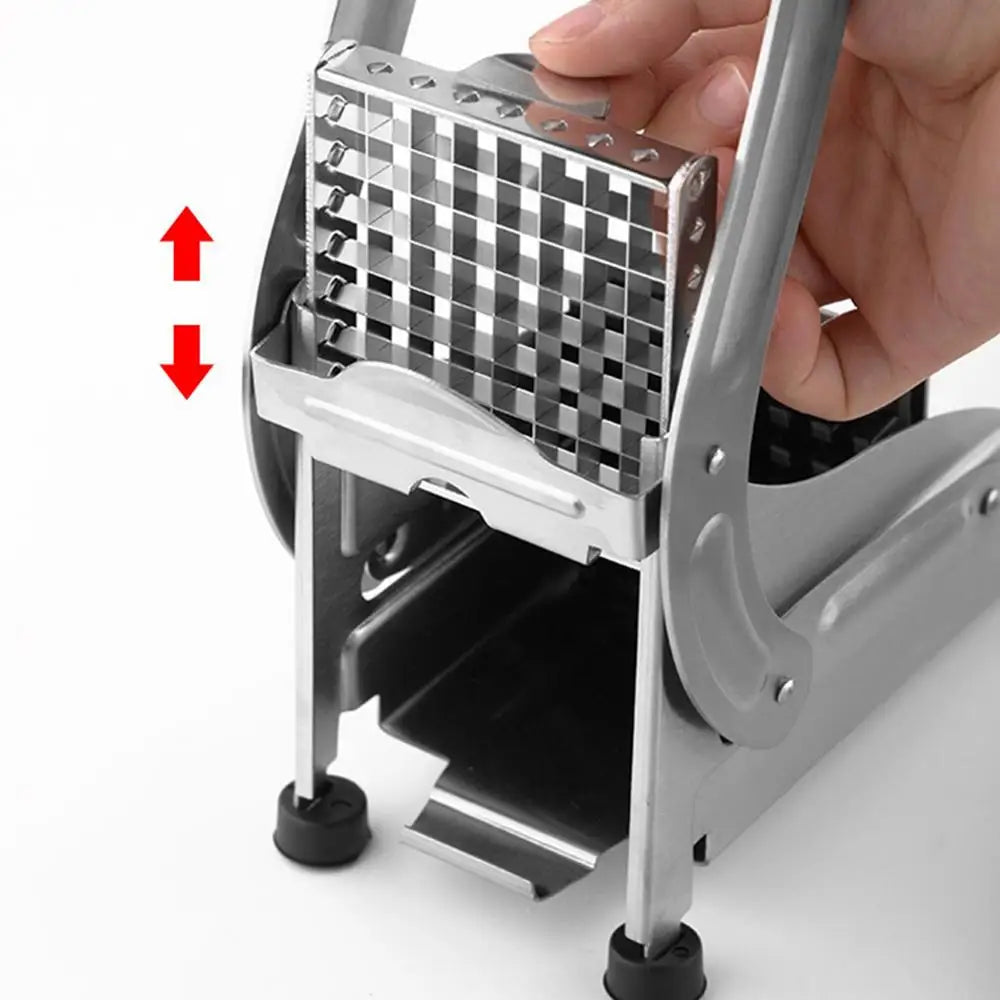 Manual Cutter Stainless Steel French Fries Slicer Potato Chips Maker Meat Chopper Dicer Cutting Machine Cooking Tool For Kitchen